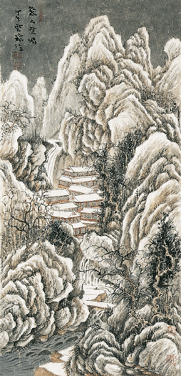 溪山雪晴-68x34cm.gif