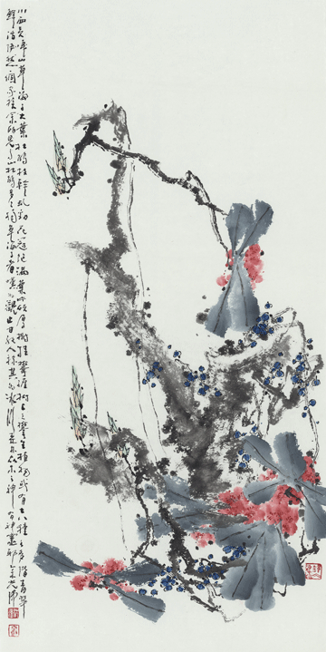 高山杜鹃入画图-136×68cm-2015..gif