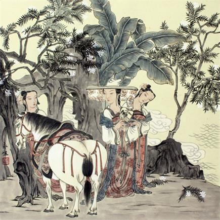 唐人诗意-40X40CM-2010年.jpg