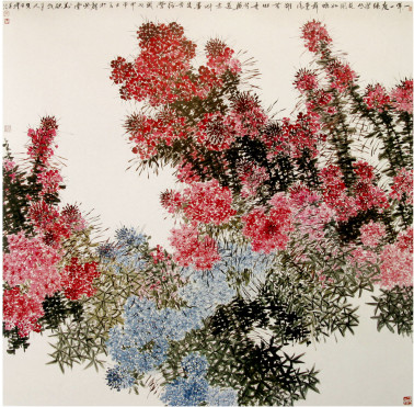 145X145cm《蝴蝶翩翩绕芳丛》.jpg