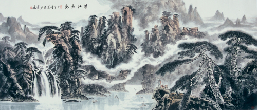 25清江春晓 130cm×320cm.jpg